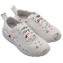 Seamless Pattern Cute Cat With Little Heart Kids Athletic Shoes View3