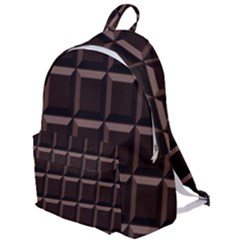 Dark Chocolate Seamless Pattern Sweet Texture The Plain Backpack by Wegoenart