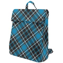 Tartan Scotland Seamless Plaid Pattern Vintage Check Color Square Geometric Texture Flap Top Backpack by Wegoenart