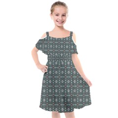 Sotira Kids  Cut Out Shoulders Chiffon Dress by deformigo