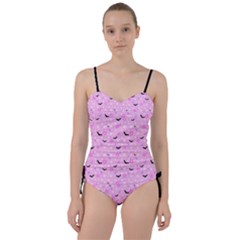 Spooky Pastel Goth  Sweetheart Tankini Set by thethiiird