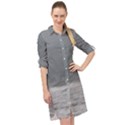 Stormy Seas Long Sleeve Mini Shirt Dress View1