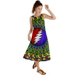 Grateful Dead Summer Maxi Dress by Sapixe