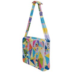 Abstract Background Colorful Cross Body Office Bag by Vaneshart