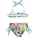 Abstract Background Colorful Kids  Classic Bikini Set View2