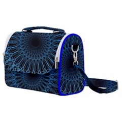 Abstract Rosette Web Network Satchel Shoulder Bag by Vaneshart