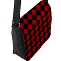 Block Fiesta - Apple Red & Black Flap Closure Messenger Bag (L) View2