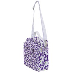 Cute Flowers - Imperial Purple Crossbody Day Bag by FashionBoulevard