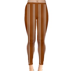 Nice Stripes - Burnt Orange Inside Out Leggings by FashionBoulevard