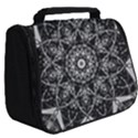 Black And White Pattern Full Print Travel Pouch (Big) View2