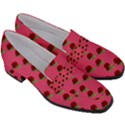 Rose In Mexican Pink Women s Chunky Heel Loafers View3