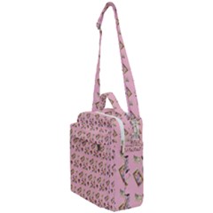 Robin Art Pink Pattern Crossbody Day Bag by snowwhitegirl