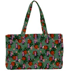 Fiola Pattern Green Canvas Work Bag by snowwhitegirl