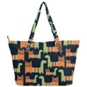 Seamless Pattern With Cats Full Print Shoulder Bag View2