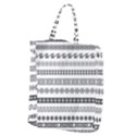 Borders Ikat Ethnic Frame Tribal Giant Grocery Tote View1