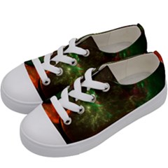 Space Cosmos Galaxy Universe Sky Kids  Low Top Canvas Sneakers by Wegoenart