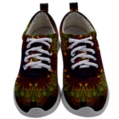 Art Abstract Fractal Pattern Mens Athletic Shoes by Wegoenart