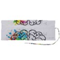 Brain Mind Psychology Idea Drawing Roll Up Canvas Pencil Holder (M) View2