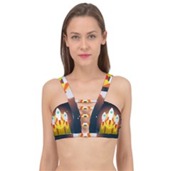 Rocket Take Off Missiles Cosmos Cage Up Bikini Top by Wegoenart