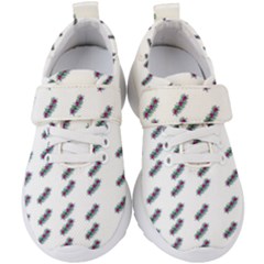 Japan Cherry Blossoms On White Kids  Velcro Strap Shoes by pepitasart