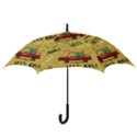 Childish Seamless Pattern With Dino Driver Hook Handle Umbrellas (Medium) View3