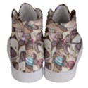 Hand Drawn Animal Pattern Dog Illustration Women s Hi-Top Skate Sneakers View4