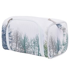 Multicolor Graphic Botanical Print Toiletries Pouch