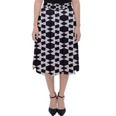 Geometric Classic Midi Skirt by Sparkle