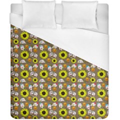 Hawaii Ghost Beige Duvet Cover (california King Size) by snowwhitegirl