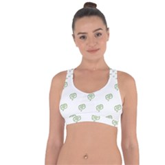 Happy St Patricks Day Symbol Motif Pattern Cross String Back Sports Bra by dflcprintsclothing