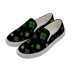 St Patricks Day Women s Canvas Slip Ons by Valentinaart