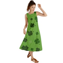 St Patricks Day Summer Maxi Dress by Valentinaart