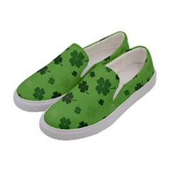 St Patricks Day Women s Canvas Slip Ons by Valentinaart