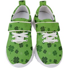 St Patricks Day Kids  Velcro Strap Shoes by Valentinaart