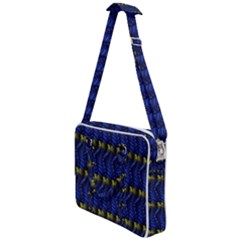 Blue Illusion Cross Body Office Bag by Sparkle