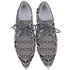 Mandala Pattern Pointed Oxford Shoes by Sparkle