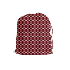 Red Kalider Drawstring Pouch (large)