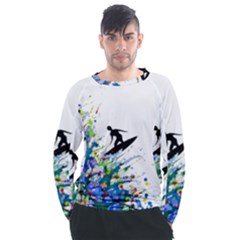 Nature Surfing Men s Long Sleeve Raglan Tee