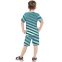 Blue Strips Kids  Tee and Shorts Set View2