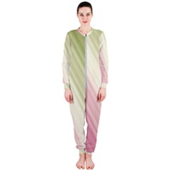 Pink Green Onepiece Jumpsuit (ladies)  by Sparkle