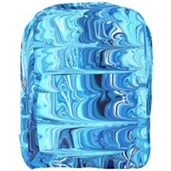 Blue Waves Full Print Backpack by Sparkle