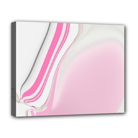 Modern Pink Deluxe Canvas 20  X 16  (stretched) by Sparkle