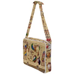 Egypt Horizontal Illustration Cross Body Office Bag by Vaneshart