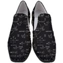 Mathematical Seamless Pattern With Geometric Shapes Formulas Women Slip On Heel Loafers View1