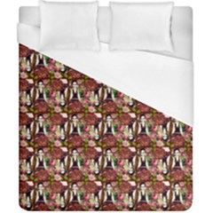 Swimmer 20s Burgundy Duvet Cover (california King Size) by snowwhitegirl