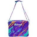 Multicolored Abstract Background Cross Body Office Bag View3