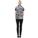 Zebra 1 Women s Button Up Vest View2