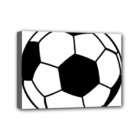 Soccer Lovers Gift Mini Canvas 7  X 5  (stretched) by ChezDeesTees