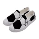 Soccer Lovers Gift Women s Canvas Slip Ons View2