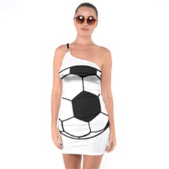 Soccer Lovers Gift One Soulder Bodycon Dress by ChezDeesTees